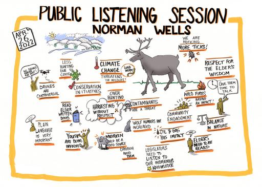 22-04-26 Délı̨nę 2021 PLS - Norman Wells Graphic Recording Approved