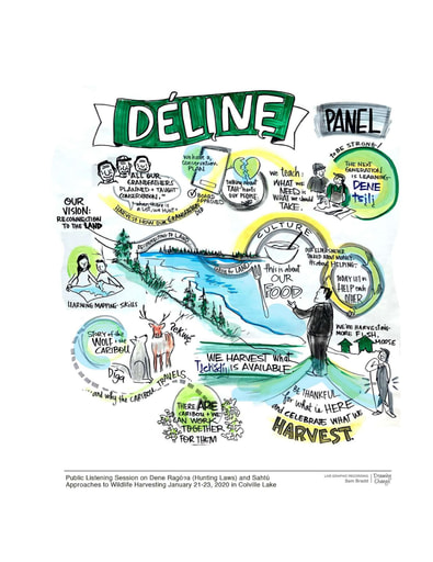 Délı̨nę Appendix 7 Graphic Summary of Délı̨nę Presentation from Colville Lake PLS